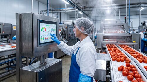 Últimas soluções da empresa sobre Maximizando o rendimento: o papel estratégico do PC com painel de toque de aço inoxidável em uma fábrica de processamento de alimentos