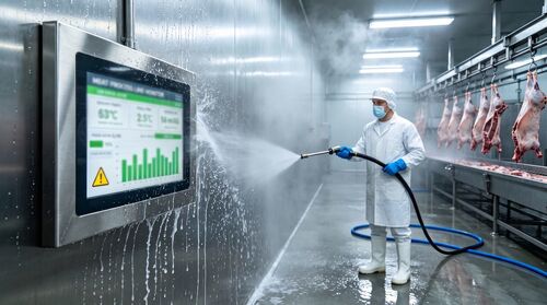 Últimas soluções da empresa sobre 316 Stainless Steel All-in-One PC: The Hygienic Choice for Meat Processing