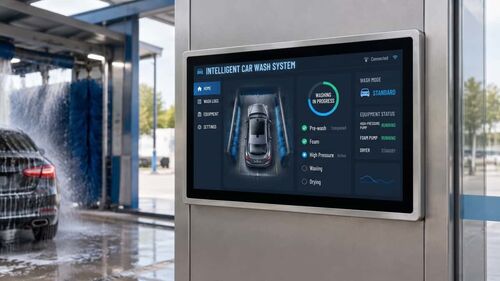 Últimas soluções da empresa sobre Painel PC Industrial para Sistemas de Gerenciamento de Lava-Rápidos: Controle Tátil Confiável em Ambientes Úmidos e de Alta Pressão