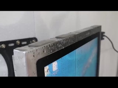 Toque capacitivo industrial de aço inoxidável tudo num só computador