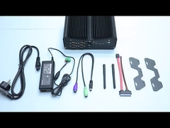 PCIE Mini PC Industrial sem ventilador Intel I5 I7 GPIO LPT 6 COM 2 Lans 8 Caixa USB