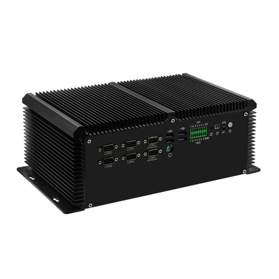 Bom preço 4 núcleo Fanless 7o I7-7700HQ Windows 10 do ponto de entrada do PC da caixa de COM 8 USB do Lan 6 em linha