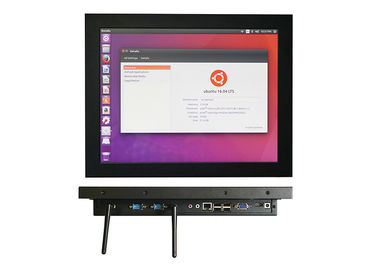 Bom preço Do fio industrial do PC 5 do painel de toque do sistema de Ubuntu tela táctil Resistive em linha