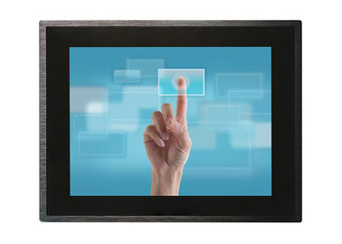 Bom preço Material da liga de alumínio monitor do tela táctil de 15 polegadas com o painel de vidro moderado 6mm em linha