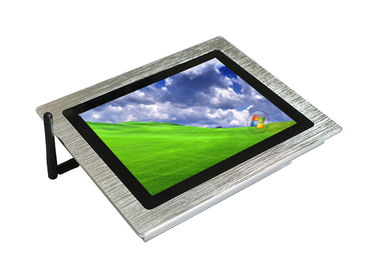 Bom preço Da polegada industrial Fanless J1900 do PC 8 do painel de toque da liga de alumínio projeto silencioso do processador central em linha