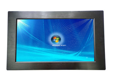 Bom preço Do monitor Resistive HD 1920X1080 VGA HDMI DVI do toque do posto de gasolina o sinal completo move em linha