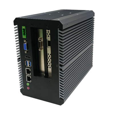 Bom preço Mini PC industrial com CPU Core I5-7200U e design sem ventilador 10G Lan PCI-E 4X em linha