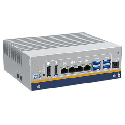 Bom preço Mini PC sem ventilador 2* DP Display Port 4* Gigabit Ethernet Intel i210-AT Intel I219-LM DIN-Rail Mounting Embedded BOX PCs em linha
