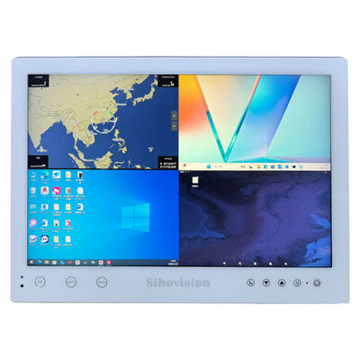 Bom preço Monitor de toque à prova d'água de 17 polegadas com resolução de 1920x1200 e toque de 10 pontos para aplicações industriais e marítimas em linha
