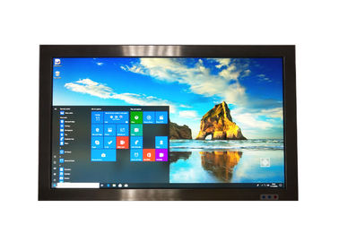 Bom preço 24 polegadas Fanless tudo em uma memória Resistive do tela táctil 8GB do brilho manual do PC em linha