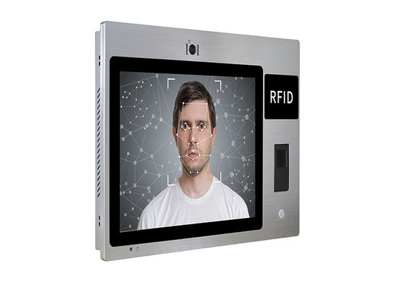 Bom preço 15 tela táctil industrial de Android 8,0 do tablet pc da polegada com reconhecimento da impressão digital em linha