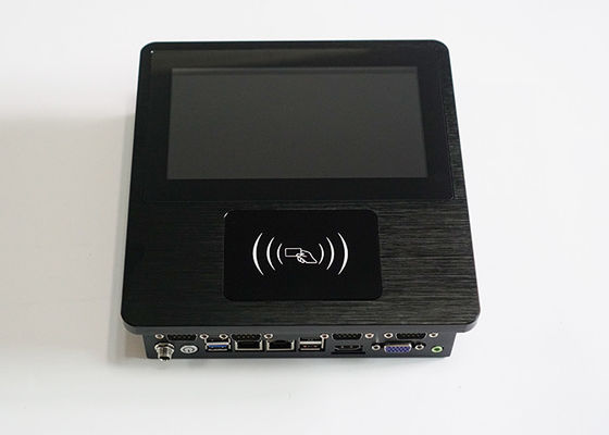 Bom preço Sistemas industriais de Ubuntu do PC do painel do RFID 3G 400cd/m2 RS232 LCD em linha