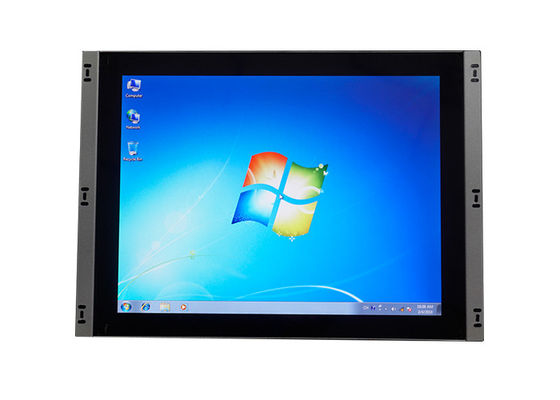 Bom preço PC industrial de vidro do painel de toque de 6mm 4RS232 1RS485 15 polegadas em linha