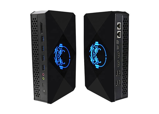 Bom preço de 8M Cache 14nm Nuc mini pro I7 8709G núcleo industrial do PC PXE Win10 em linha