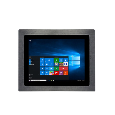Bom preço liga de alumínio áspera capacitiva 25W do PC IP65 do painel 1000nits Fanless em linha