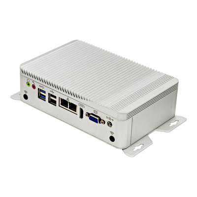 Bom preço O mini quadrilátero Desktop Fanless do PC J4125 retira o núcleo do apoio 8GB de 6xCOM 2xLAN GPIO em linha