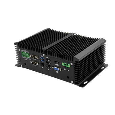 Bom preço PC industrial Windows da caixa completa do metal mini 10 pro portos Fanless do computador de secretária HDMI VGA em linha