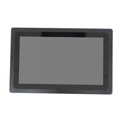 Bom preço Do PC industrial Fanless do painel de toque da liga de alumínio o Lan duplo 6 USB encaixou o PC em linha