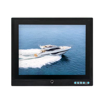 Tela táctil capacitivo 15 da definição industrial do monitor 1024X768 do LCD da polegada