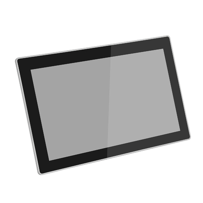 Bom preço 15,6 memória capacitiva do PC 300nits 8GB do painel de toque da polegada com porto de USB RS232 em linha