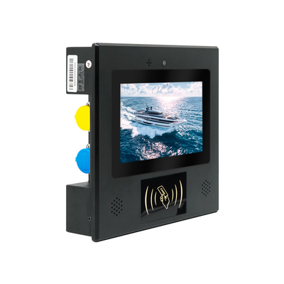 Bom preço 7 monitor do ponto de entrada Lcd da polegada 1024*600 com RFID, câmera, microfone e orador em linha