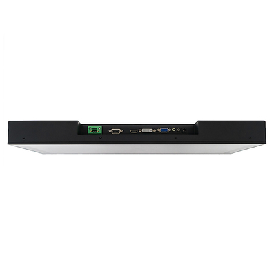 Bom preço VGA sinal de entrada suportado capacitivo touch monitor com alto contraste em linha