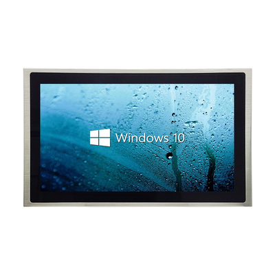 Painel de aço inoxidável industrial PC Full IP67 Impermeável 1000 Nits 2×IP67 USB