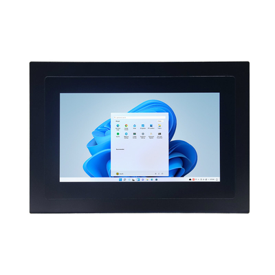 Bom preço Alumínio liga Embedded touch screen PC 128G SSD armazenamento para industrial em linha