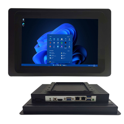 Painel de toque de liga de alumínio PC Windows Incorporado Com 350 Nits de brilho