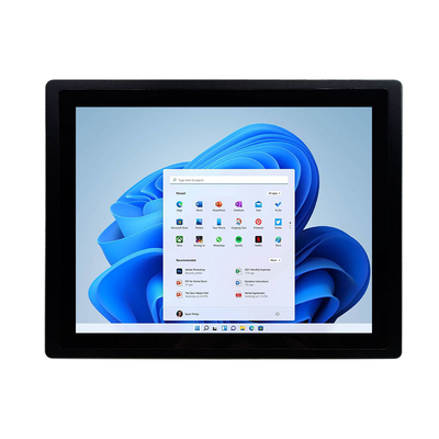 Bom preço PC de painel táctil incorporado de liga de alumínio com processador Intel Celeron J4125 em linha