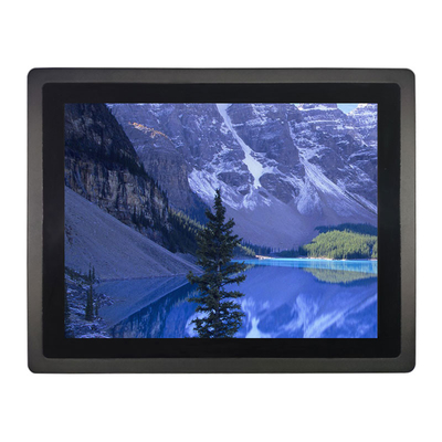 Painel de tela sensível ao toque LCD industrial embutido PC 350 Nits Brilho Liga de alumínio