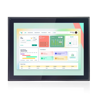 Bom preço Windows10 OS Industrial Touch Panel PC com CPU Intel Celeron J4125 e 128GB de armazenamento em linha