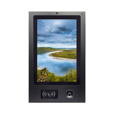 21.5 polegadas embutido touch panel PC com NFC impressão digital de reconhecimento de câmera e microfone