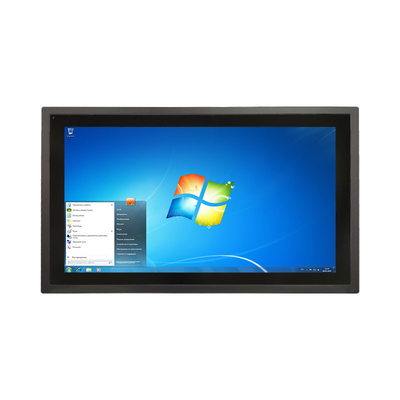 21.5 polegadas embutido painel de toque PC com 2mm vidro temperado e tratamento anti-reflexo AG