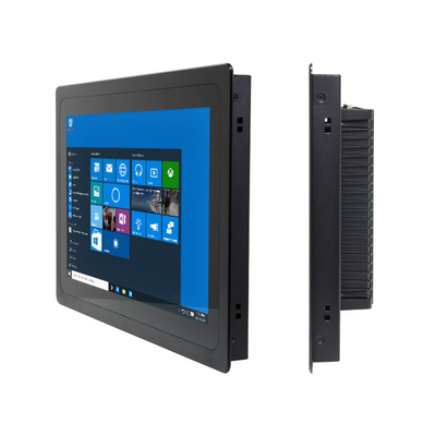 Ecrã LCD Industrial Painel de toque incorporado PC Window10 Pro OS Conectividade Gigabit Ethernet Liga de alumínio