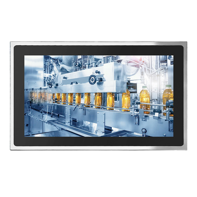 1000 Nits Painel de aço inoxidável legível à luz solar PC Full IP67 Impermeável CE/FCC/RoHS Certificado