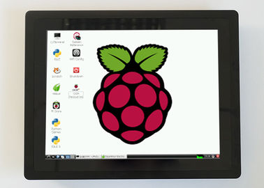 Bom preço Monitor Resistive encaixado de um toque de 15 polegadas, portos completos do monitor do toque do pi da framboesa em linha