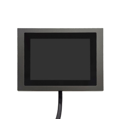 IP65 8 polegadas de resistência à água Monitora industrial montada na parede Ecrã sensível ao toque capacitivo plano verdadeiro Interface USB HDMI