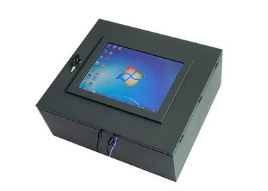 15 polegadas encaixaram a montagem do monitor do écran sensível de Pcap do quadro aberto com armário