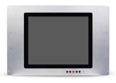 Bom preço 17 botão industrial da parte dianteira OSD do monitor do LCD do quadro aberto da polegada com portos M12 em linha