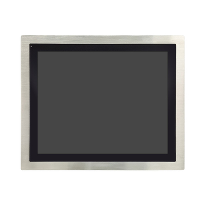 Monitores LCD de aço inoxidável industriais de 17