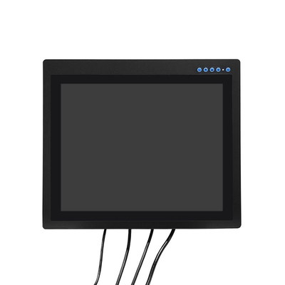 Bom preço 17 polegadas Full IP65 1000 Nits Industrial Touch Monitor Optical Bonding BNC Input de vídeo em linha