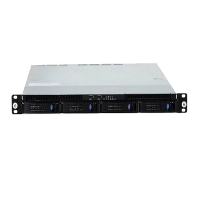 Rackmount 1U Server VGA 6 USB 4 SATA 3.0 2 RJ45 LAN Intel Xeon E2100 1U Suporte ao servidor RAID