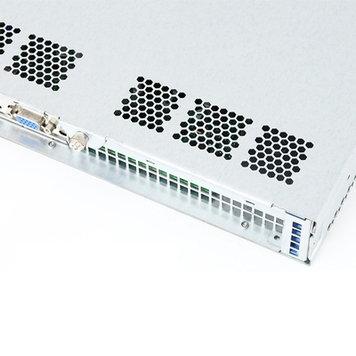 Compacto de 100-240V AC Mini PC sem ventilador com 1 interface de gerenciamento LAN