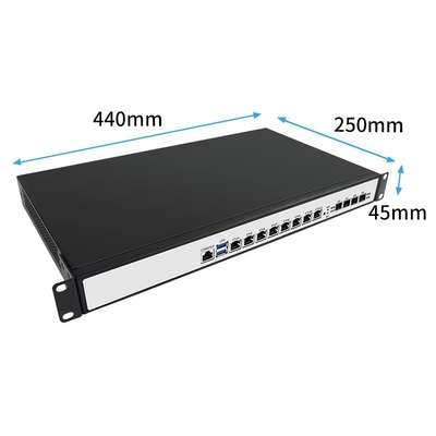 Core I3 I5 I7 Processador Industrial Mini PC Com 1xPCI-E X8 Slot E 2xMini-PCIE Slot
