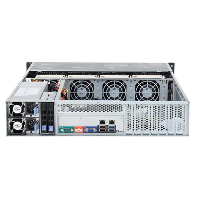100-240 V AC IN 2u Rack NAS Server com 16 DDR4 Slots 4 PCI-E3.0X16 Slots 2 PCI-E3.0X8 Slots 12 3.5 SATA Bays