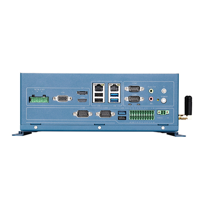 Bom preço OEM ODM computador industrial intel i3 i5 i7 i9 DDR5 win10 linux 2 lan 4 COM RS232 RS485 mini pc industrial incorporado em linha