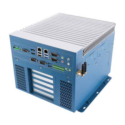 Bom preço Intel Core I7-12700 CPU Mini PC Industrial Com 16 canais GPIO Opto-isolado Portas COM comutáveis 4*232/485 comutáveis em linha