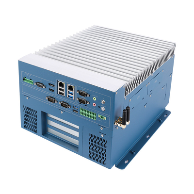 Bom preço 16G DDR5 Industrial Mini PC 2 PCIe/PCI slots 4*232/485 Interfaces de entrada/saída em linha