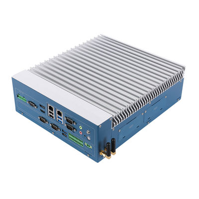 Bom preço Voltagem de trabalho 4-pin 7.62 Pitch Phoenix Terminal Block Industrial Mini PC Com 2* RJ45 Ethernet 1000 Mbps 2500 Mbps em linha